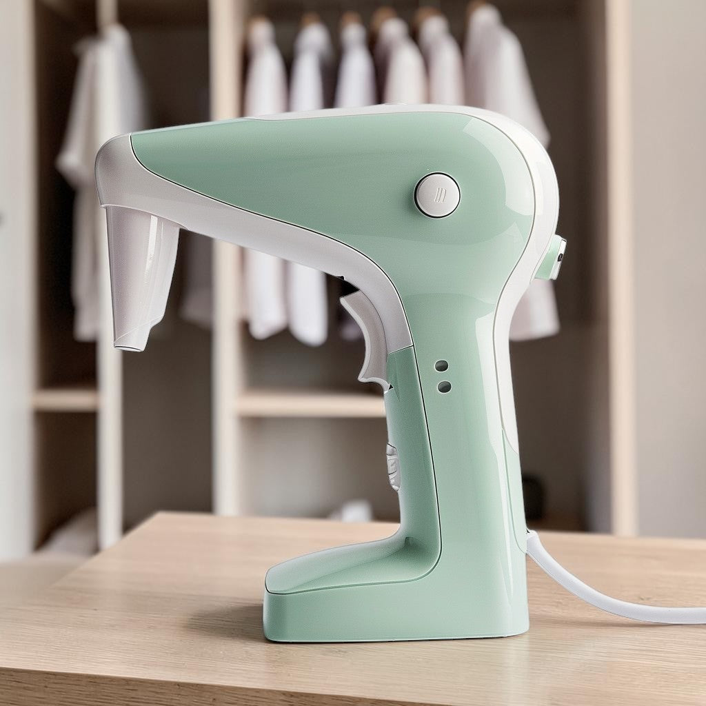 Apex Portable Handheld Garment Steamer - Quick-Heat Fabric Wrinkle Remover for Home and Travel