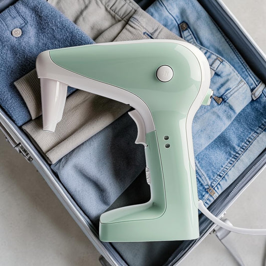 Apex Portable Handheld Garment Steamer - Quick-Heat Fabric Wrinkle Remover for Home and Travel